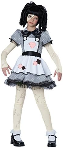 California Fancy dress costumes Womens Girls Haunted Doll Fancy dress costume Small