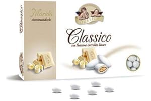AROMATASTE Dragées aux Amande Recouvert de Chocolat Blanc 500g (90 Unités)