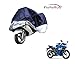 Auto Hub Reversible-Silver/Navy Two Wheeler Body Cover For Suzuki Gixxer SF RS.275.00