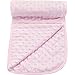 Popcorn Textured/Dimple Effect Pram,Moses Blanket (Pink)