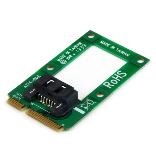 StarTech MSAT2SAT3 SSD-Festplatte Adapter (SATA-Receptacle auf mSATA-Stecker)