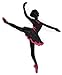 Produktbild Let's Dance Custom And Unique Embroidered [Ballet Left Posture Silhouette] Embroidered Iron on/Sew patch [6.4 *4.7 2.2] [Made in USA] by BeyondVision
