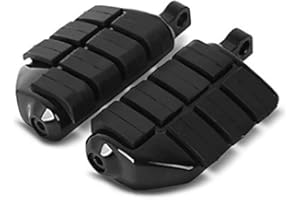 CRAFTRIDE Fussrasten FP14 für Harley Dyna Fat Bob/Street Bob, Ultra Limited Low schwarz