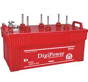 Microtek Plastic and Metal DIGIPOWER 550DT 140 AH TUBULAR BATTERY (69 oz, Red)