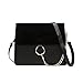 Produktbild Damen Sommer Neue Hülle Tasche Trend Kette Weibliche Tasche Matt Schulter Kleine Tasche Mini-Tasche Handtasche,Black