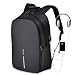 Produktbild WinCret Anti-Diebstahl Laptop Rucksack Passt 17.3 Zoll Laptop mit Schloss/USB Anschluss/Headphone Port Wasserdicht Business Laptop Rucksack mit Regenschutz für Herren und Damen