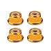 Produktbild Erduo 4Pcs M4 RC HSP 102049 (02190) Aluminium-Nylonmutter M4 für 1:10 Upgrade-Teile Aluminium-Profilverbinder Werkzeuge - Gold