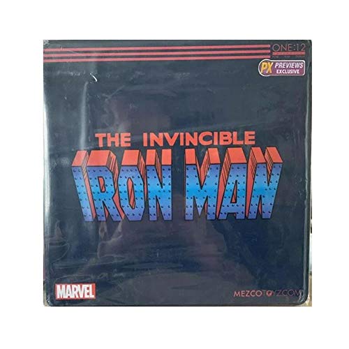 One 12 Collective Mezco Toys Marvel Iron Man Stealth Armor Version Action Figure