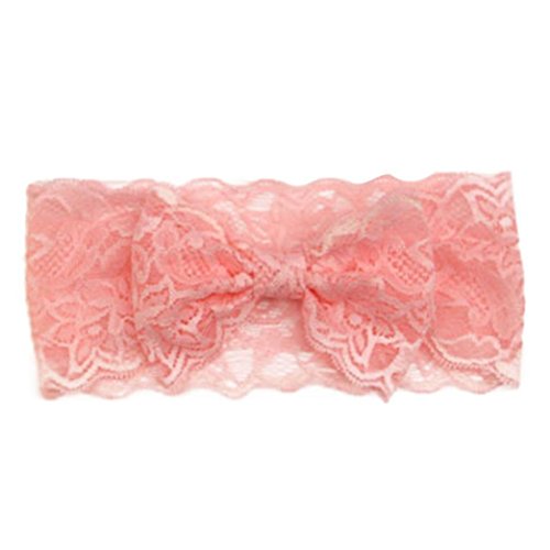 Culater® Baby Kids Girls New Fashion Girls Lace Big Bow Hair Band Baby Head Wrap Band Accessories
