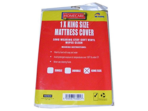 Preisvergleich Produktbild Matratzenschoner, Kingsize, Vinyl, Kunststoff Originalverpackung