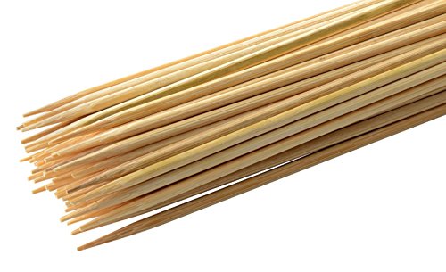 50 Holzstäbchen 200x3mm gespitzt zum Marmorieren basteln Schaschlik Spieße Holzspieße Grill Zuckerwatte