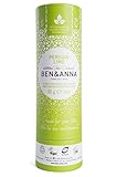 SIN PLÁSTICO Y VEGANO - El Desodorante en Barra de Ben&Anna fue creado para venir en un tubo de papel, sin plásticos ni