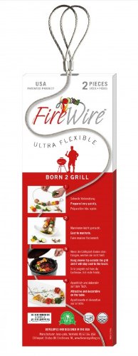 Brainstream FireWire flexibler Grillspieß Edelstahl 2er Set - 2