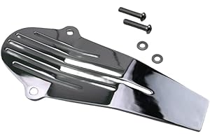 NEWLAND2019 Chrome Grill Side Drive Shaft Cover for Yamaha 1998-2013 Yamaha V-Star 650/1998-2009 Yamaha V-Star 1100 Classic Custom Cruiser Chopper Custom