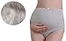 Smartstar Womens High Waist Maternity Underwear Support Briefs Size L - Grey