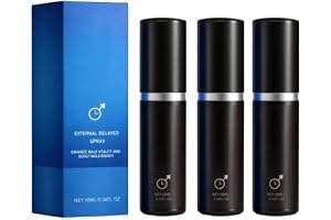 Manlig fördröjningsspray, 10 ml extern användning för män, prestationsstöd, långvarig,3PCS
