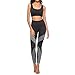 Produktbild Frauen High Elastic Yoga Hosen, Kingprost-Yoga Sport Hose Damen Leggings Strumpfhose Athletische Gymnastik Workout Fitness Yoga Sporthose (S)