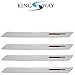 Kingsway Car Bumper Guard - GT Force Style for Maruti Suzuki Vitara Breeza (White, Set of 4, Rubber) RS.699.00