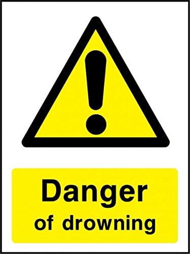Sign Time | Danger of drowning sign (ACP) | Swimming | Outdoor | Indoor | Safety Signage