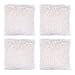 Produktbild Hivexagon Soft Plüsch Kissenbezug,Kissen Fällen Sofa Taille Throw Kissen Cover Kunstfell Kissenbezug 4er-Pack (43cm x 43cm) Beige