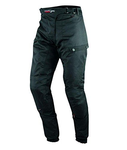 Pantaloni Moto A-Pro In Tessuto Kevlar Con Protezioni CE - Cotone Impermeabile