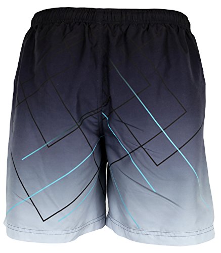 GUGGEN MOUNTAIN Herren Badeshorts Beachshorts Boardshorts Badehose mit Muster *High Quality Print* - 4