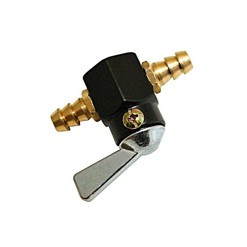 Werkstattbedarf Benzin- Absperrhahn, Metall, 8 mm