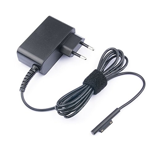 24W 15V/1,6A AC Adapter Netbook Netzteil für Pad Microsoft Surface Pro 4, Microsoft Surface Pro4, Microsoft Surface 4, Anschluss Stecker Ladekabel Laptop Magnet 5Pin mit EU Kabel Ladegerät - 2