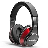 Bluedio U (UFO) Casque Supra-auriculaire Bluetooth, Noir/Rouge