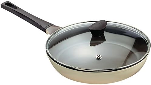 Neoflam Ceramic Ecolon Coated Saute Pan 28cm Buttermilk Pot Saucepan Frying Frypan Cooking