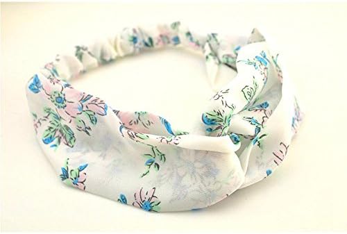 TOYUN Hair With Hair Band Hoop Hair Accessories Cotton And Linen Cross Handmade National Wind , white