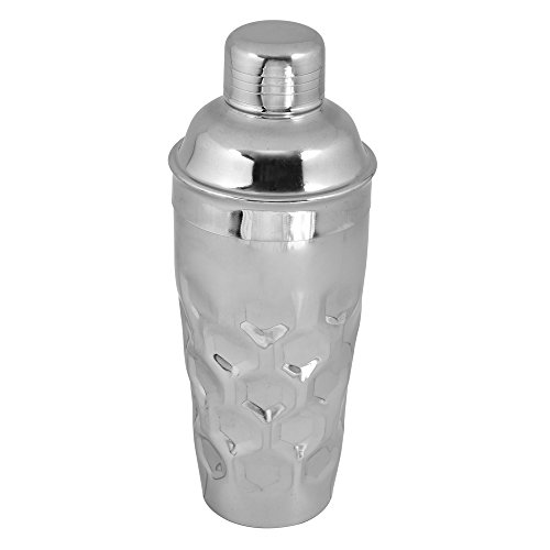 Kosma Edelstahl Designer Cocktail Shaker | Mocktail Shaker - (gehämmerte Effekt) - 750 ml