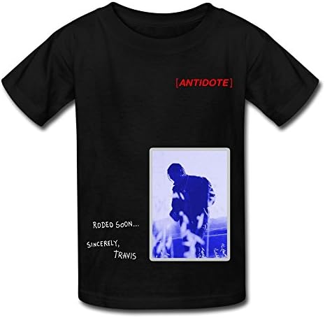Eleanore Grace Youth WPID Travis Scott Antidote Kids Boys and Girls T-Shirt -