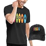 Material: 100% camiseta de algodón y gorra de béisbol cómoda y ligera de algodón.