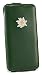 Produktbild trooble Echtleder Spendlingwimmer Trachten Flipcase - Hülle für iPhone 6 Case Cover Grün Edelweiss Stickerei Oktoberfest Edition