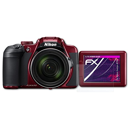atFoliX Nikon Coolpix B700 Verre Film Protecteur - FX-Hybrid-Glass 9H Protection   cran Film de Verre en Plastique - Mieux Que Le Verre Pare-Balles d origine