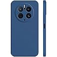 Zubitech Huawei Mate 50 Pro Case Cover Soft Silicone Slim fit Case Light weight Back Cover Matte Finish Shockproof Protective Cover Anti fingerprint Case Designed For Huawei Mate 50 Pro (Blue)