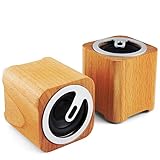 【Mini und Lightweight】:Trotz der kompakten Größe, überzeugt der Speaker mit knackigem Sound und guten Bässen. Er ist ideal für alle, die gerne unterwegs Musik hören - zu Hause, beim Kochen, bei der Arbeit, im Park, einfach überall. Der Speaker passt sich perfekt in jedes moderne, stylishe Zuhause ein. Genießen Sie den Knackiger Stereo-Sound!