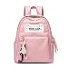 Produktbild Schulstudent-großer Rucksack-Buch-Taschen-Reise-Laptop-Rucksack für College-mittlerer hoher Student,   große Kapazität, Leichtgewichtler u. Weiche, Sport im Freien, Rosa
