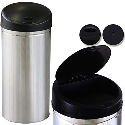 Kesser® Sensor Mülleimer ✓ Automatik ✓ Abfalleimer ✓ Abfall | EDELSTAHL | Farbe: Silber | Größe: 30 L