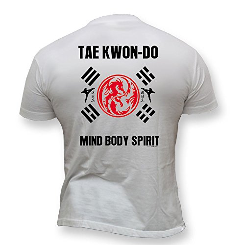 Dirty Ray Martial Arts MMA Tae Kwon Do Mind Body Spirit men's short sleeve T-Shirt K39