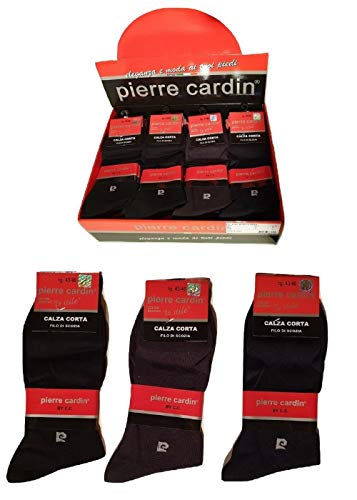 PIERRE CARDIN Lot de 3 Paires de Chaussette homme Fil d'Écosse 100% coton Ultra