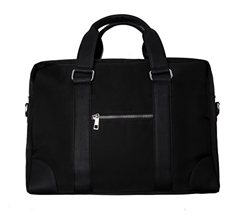 SANCTIVE Businesstasche Herrentasche Arbeitstasche inkl Laptop Fach 15 6 Zoll Umh ngetasche Herren M nner Tasche mit Leder Stripes schwarz reviews SANCTIVE Businesstasche Herrentasche Arbeitstasche inkl Laptop Fach 15 6 Zoll Umh ngetasche Herren M nner Tasche mit Leder Stripes schwarz