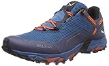 zapatillas, hombre, goretex, Salewa MS SPEED BEAT GTX, Herren Traillaufschuhe, Blau (Premium Navy/spicy Orange 3984), 43 EU (9 UK)