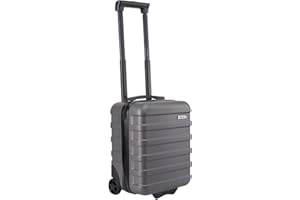 Cabin Max Anode 40x30x20 cm Hardscalen Handgepäck Trolley-Koffer für Untersitz, 24 l, Wizz Air (Grau, 40 x 30 x 20 cm)