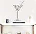 Produktbild Hanjiming 2019 Neue Cocktail Eis Gin Rum Getränke Abnehmbare Art Vinyl Wandhaupt Room Decor Wandaufkleber Für Wohnzimmer Wandaufkleber