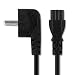 Produktbild subtel® Stromkabel Netzkabel [Steckertyp C] auf [Gerätestecker C6]