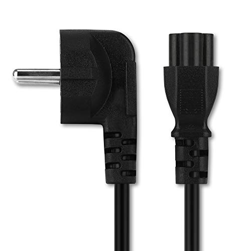 Preisvergleich Produktbild subtel® Stromkabel Netzkabel [Steckertyp C] auf [Gerätestecker C6]