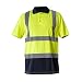 Produktbild LAHTI PRO L4030201 Herren Warnschutz Polo-T-Shirt CE, 13688, EN 20471-Gelb, Größe, Gelb, S/48