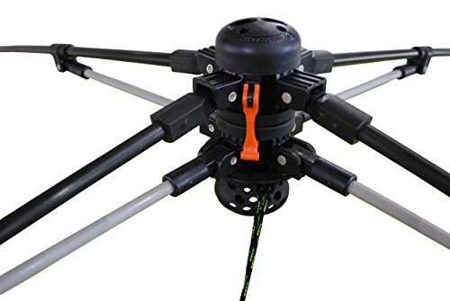 Lumaland Pavillon mit 1 Seitenteil, ca. 250 x 250 x 190 cm, robustes Partyzelt, grün - 4